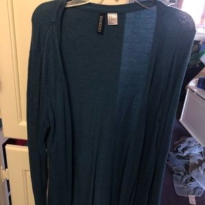 Teel colored thin cardigan